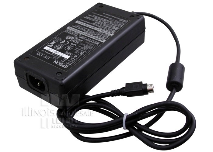 Lot of 20, Epson PS-170 Power Supplies w/ Power Cords for TM Printers (C825321)