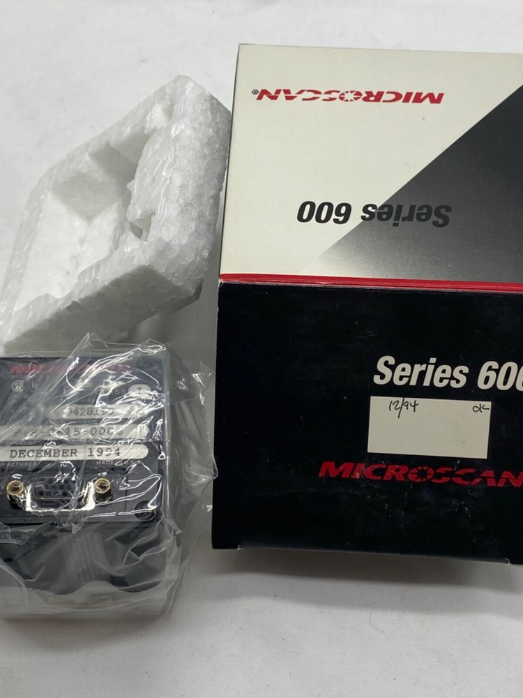 Microscan bar code laser series 600, FIS-0615-0006