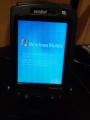 4 Symbol Pocket PC Computer Scanners With 3 Charging Stations CS-MC50XL