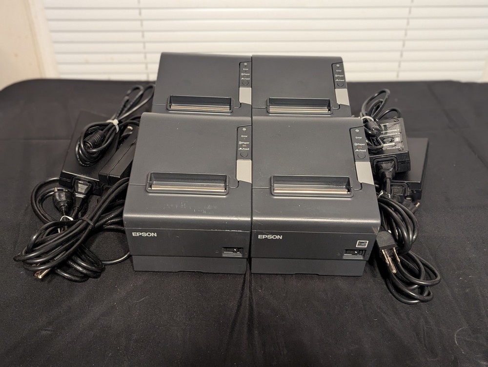 Epson – TM-T88V M244A – USB Thermal Receipt Printer w/ Power Adapter – AS-IS