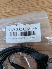 (2) Cognex 820-0040-1R Communication Modules With (1) Ethernet cable