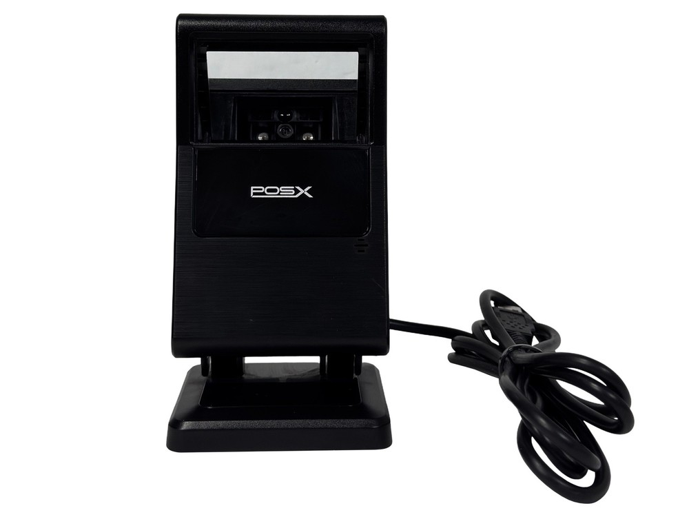POS-X EVO-PS1-ADU OMNI Presentation 1D 2D QR Barcode Scanner w/USB Cable TESTED