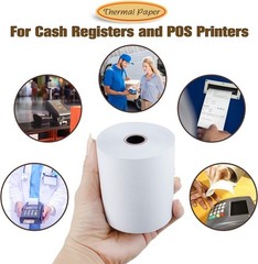 Clear Image 30 Rolls 3 1/8″ x 230′ Thermal Paper – Perfect for Cash Registers