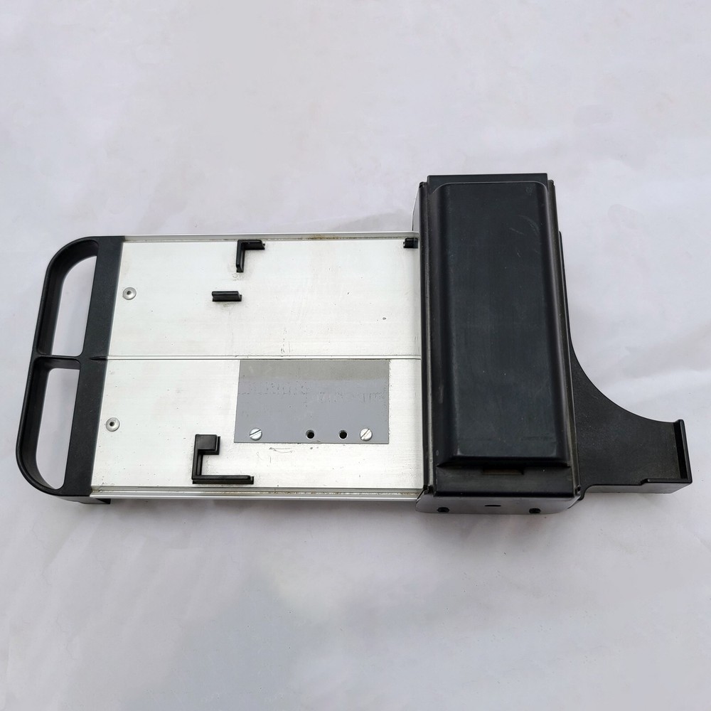 Addressograph NewBold Flatbed Imprinter Manual CREDIT CARD SLIDER for 3×5 slips