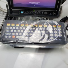 Zebra VC80X-10SSRAABBA-U W/Keyboard|LI3608 Scanner & Mounting/ Hard wire *READ*