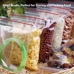100pcs 3 x 7 Inch (8X18cm) Clear 2.4 Mil Resealable Zipper Shipping Bags Poly…