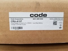 Code Cr2600 B5 Quad Bay Battery Charger With US Power Supply.