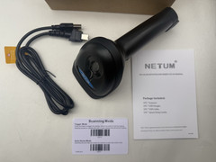 NETUM Bluetooth Barcode Scanner, Compatible with 2.4G Wireless & Bluetooth *READ