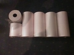OFFICE DEPOT 1-PLY BOND PAPER ROLLS 10 COUNT (2.75″ x 128′)