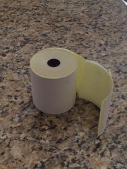 2-Ply Carbonless Receipt Rolls, 3″x90′ two ply White/Canary, 50 Rolls