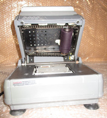 NewBold Addressograph 2000 Electric Card Imprinter Embosser Roller Badge Label