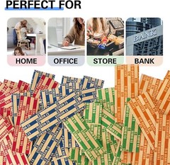 Assorted Coin Wrappers For Nickel Dime Penny Quarter Sorter Money Change Roller*