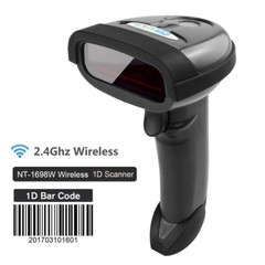 New! 1698W Handheld Wirelress Barcode Scanner AND NT-1228BL Bluetooth 2D