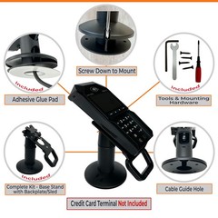 Swivel Point of Sale Stand for Ingenico & Axium Pinpads