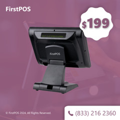 15” Touchscreen POS Cash Register Till System Salon Makeup Stores Beauty & Spa