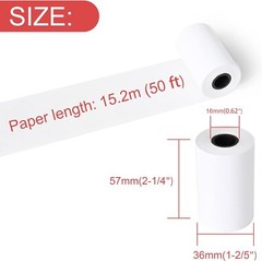 Premium 24-Pack of 2 1/4″ x 50′ Thermal Receipt Paper Rolls for Terminals