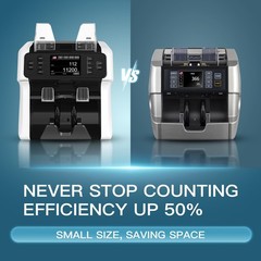 NUCOUN VS-75 Bill Counter Machine Mixed Denomination,Money Counter Machine wi…