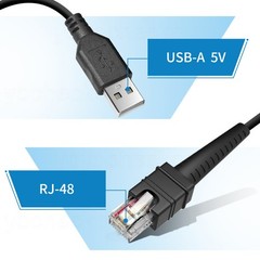 For Zebra Scanner LI3608-SR LI3678-SR DS3608-ER DS3608-SR Cable CAB-3600-UNC3 3M