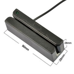 USB MSR90 3 Tracks Hi‑Co Magnetic Stripe Credit Card Reader New