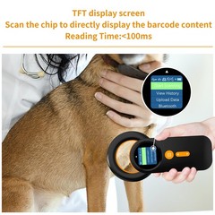 Bluetooth Pet Microchip Reader,3-in-1(2.4GHz Wireless+Bluetooth+USB) Animal U…