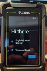 Zebra MC9400 MOBILE COMPUTER , 58 KEY, SE4770 Standard Range 1D/2D Imager,