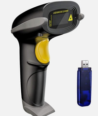Wireless Barcode Scanner 328 Feet Range USB Laser Handheld
