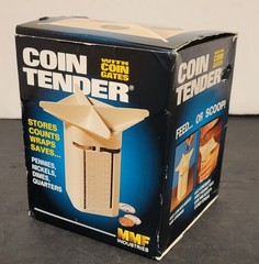 MMF™ Industries Coin Tender Sorter Counter Beige USA Made 4 Tubes