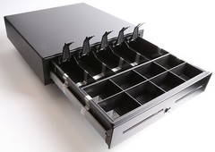 MMF Val-U Line Cash Drawer; 14″W x 16″D x 4″H, 2 Media Slots, 5B/8C Till, USB In