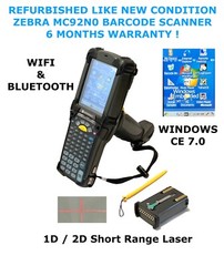 🔥 ZEBRA MC92N0-G30SYEYA6WR 1D & 2D Short Range Windows CE 7.0 HIGH MEMORY ZEBRA