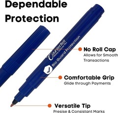 Durable 10-Pack Pocket-Sized Counterfeit Detection Pens for U.S. Currency