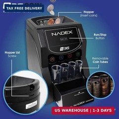 Nadex 36SN Automatic Coin Sorter and Wrapper