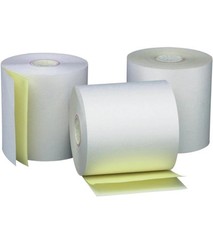 2 Ply POS/Cash Register Rolls, 3 Inches X 90 Feet, White/Canary, 50 per Carto…