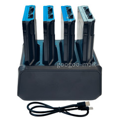 New 4-PACK TC77 Battery + 4 Port Charger for Zebra tc55 tc70 tc72 tc75 BT-000318