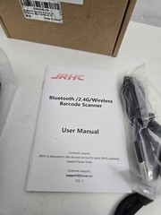 JRHC bluetooth 2.4G Wireless Black Mini Barcode Scanner HC-202D Type C BT