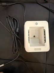 Set of 2 USB Barcode and QR Code Readers White and Black with Stand Mint