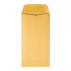 Quality Park #7 Coin Envelopes, Gummed Seal, Brown, Box Of 500
