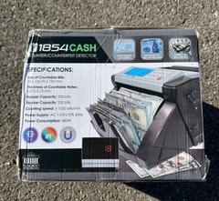 Nadex V1854 Money Counter Fast Bill Detector Counterfeit Detection 1000notes/min