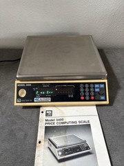 National Controls Commercial Electronic Scale Model 3400 For Parts/ Repair
