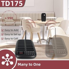 Retekess TD175 Restaurant Pager System, Pagers For Restaurant, 16 Beepers