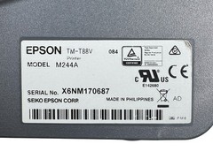 Epson TM-T88V POS Compact Thermal Receipt Printer USB Serial w/ Adapter TESTED