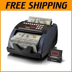 Money Counting Machine with Batch Function, External Display