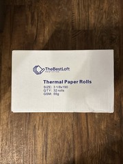 32 Rolls- 3 1/8″ x 190′ Thermal Paper Rolls For Cash Register POS BPA Free