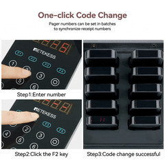 Retekess TD177 Restaurant Pager System Pagers For Restaurant 10 Buzzers For Bar