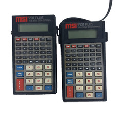 lot of 2 MSI PDT Plus Portable Data Terminal Model 1500 (J-01054-BT)