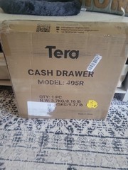 Tera 16 inch Auto Open Cash Drawer with Heavy Duty Insert Tray 5 Bill 8 Coin …