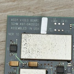 NCR Realscan POS 7875 Scanner Scale Video Circuit Board Tested