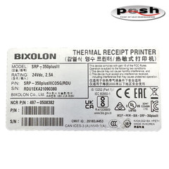 BIXOLON SRP-350PLUSIIICOSG/RDU Thermal Receipt Printer w/ Power Supply