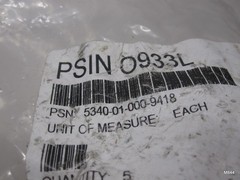 PSIN O993L 5340-01-000-9418 LOCK AND KEYS, TYPE I, FOR CASH AND STAMP DRAWERS