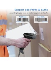 Eyoyo Wired 1D QR 2D Barcode Scanner Bar Codes Reader Image Automatic Scanning