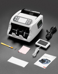 IMC22 Money Counter Machine Mixed Denomination, Dual-Display, CIS/UV/IR/MG Count